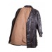 Italian Leather Police Coat